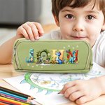 Personalised Cute Dinosaur Fantasy Unicorn Pencil Case with Name Multiple Compartments School Supplies Back to School Birthday Gift for Kids 5