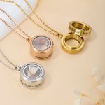 Personalized Dainty Pet Hair Urn Ashes Necklace with Text Pet Loss Pet Party Gift for Pet Owners 2