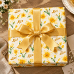 Papel de regalo personalizado con la flor del mes de nacimiento y el nombre: regalo para cumpleaños, Navidad y fiestas, ideal para familiares y amigos 3