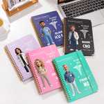 Personalized 3D-Effect Artwork Cartoon Medical Staff 2027 Planner A5 Notebook with Name and Occupation Daily Use Birthday Gift for Medical Staff 2