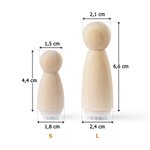 Gepersonaliseerde aardewerkstempel met eigen tekst | met houten handvat | verjaardagscadeau voor pottenbakkers en handwerkliefhebbers 13