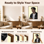 Tablesaux photo minimalistes personnalisés avec prénom – Décoration d'intérieur, cadeau de pendaison de crémaillère, d'anniversaire ou d'anniversaire de mariage pour la famille et les amis 10