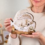 Personalised Angel Wings Paw Print Floral Pet Photo Wooden Plaque with Name and Date Home Decor Memorial Sympathy Gift for Pet Lovers Owners 7
