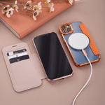 Gepersonaliseerd, minimalistisch, goudkleurig PU-leren telefoonhoesje met naam, magnetische ring en kaarthouder voor de iPhone – verjaardags- of kerstcadeau voor vrienden 4