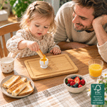 Personalized Eco-Friendly Cheese Board with Engraved Name and Animal Kids Use Birthday Christmas Gift for Kids Friends Family 4