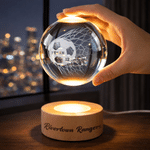 Personalized Soccer Baseball Pattern Soft Glow Crystal Ball LED Night Light with Name and Wooden Base Daily Use Sporting Event Gift for Sports Lovers 6
