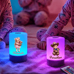 Personalized 3D-Effect Artwork Cartoon Cowboy Child Remote Control LED Night Light with Name Daily Use Birthday Christmas Gift for Kids Children Boys 6