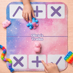 Personalised Gradient Galaxy Squishy Toy Fidget Trading Mat with Name Tabletop Game Accessory Christmas Birthday Gift for Kids Teenagers 1