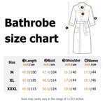 Personalized Embroidered Name Design Waffle Weave Bathrobe Honeymoon Anniversary Birthday Gift for Couple Bride Bridegroom 8