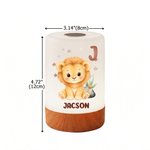 Personalized Fox Duck Cute Animal Dimmable Touch LED Night Light with Name and Remote Control Home Decor Birthday Gift for Kids 7