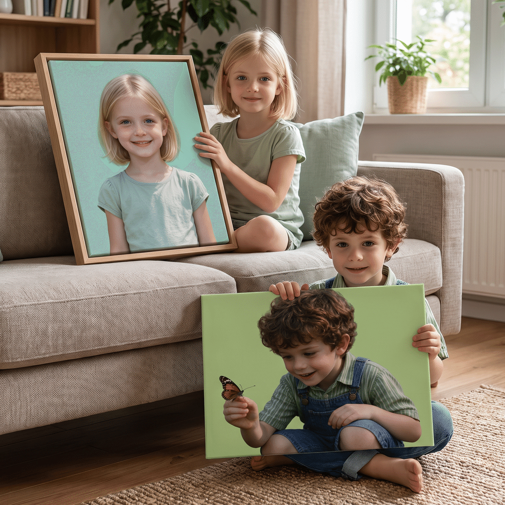 Tablesaux photo minimalistes personnalisés avec prénom – Décoration d'intérieur, cadeau de pendaison de crémaillère, d'anniversaire ou d'anniversaire de mariage pour la famille et les amis 2