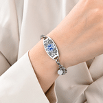 Personalised Star of Life Medical Alert ID Bracelet with Engraved Medical Information Birthday Gift for Diabetic Allergy Epilepsy 5
