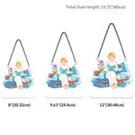 Personalised Birth Flower & Cartoon Reading Woman Sun Catcher with Name and Text Reading Corner Decor Birthday Gift for Women Book Lovers 7