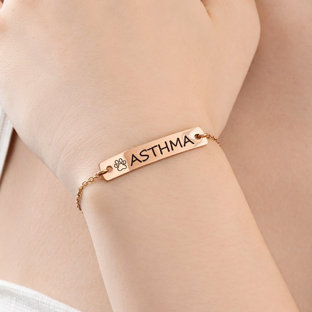 Pulsera de identificación médica personalizada con información médica grabada; regalo de primeros auxilios para mujeres pacientes 6