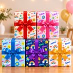 Personalized Cartoon Smiley Face Name Cloud Wrapping Paper Christmas Gift Decor Holiday Party Favor for Family Friend 2