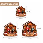 Personalisierte 3D-Optik-Liebespaar-Deko aus Holz | mit Namen & Text | Cartoon-Stil | Tisch- & Fensterdeko | Weihnachtsgeschenk für Freunde & Eltern 7