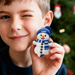 Personalized 1-15 Christmas Snowman Family Layered Wooden Decoration with Name Text and Base Home Decor Christmas Gift for Family Grandparents 7