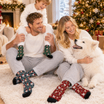 Personalised Funny 1-4 Face Photos Soft Mid-Calf Socks Daily Use Christmas Gift for Family Friend 9