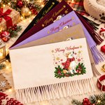 Personalized Christmas Theme Pet Photo Soft Warm Tassel Scarf Shawl with Title Winter Accessory Christmas Gift for Women Pet Owner 2