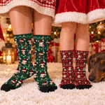Personalised Funny 1-4 Face Photos Soft Mid-Calf Socks Daily Use Christmas Gift for Family Friend 2