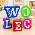 Personalised Multicolour 3D Printed Initial Piggy Bank Money Box with Name Christmas Birthday Gift for Kids Students 3