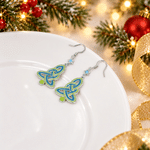 Personalised Celtic Knot Birthstone Sterling Silver Earrings Dainty Jewellery Daily Use Christmas Gift for Woman Friend 4