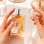 Personalised Birth Flower Cartoon Photo Character Refillable Glass Perfume Bottle with Name Daily Use Bridesmaid Proposal Birthday Gift for Woman 7