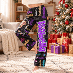Personalised Cartoon Character Photo Word Cloud Soft Pyjama Bottoms with Name Daily Wear Christmas Gift for Kids Family Friends 4