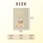 Personalised Watercolor Style Pet Photo Mini 2027 Planner Journal Notebook with Name and Weekly Monthly Planner Pages Christmas Gift for Pet Owner 6