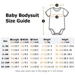 Personalized Reindeer Snowman 100% Cotton Bodysuit Baby Romper Bib Set with Name and Year Baby First Christmas Announcement Birthday Gift for Baby 8