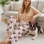 Pantalones de pijama suaves personalizados con fotos de la cara (de 1 a 5) de un muñeco de nieve, Papá Noel y un reno, para uso diario. Regalo de Navidad para niños y la familia. 7