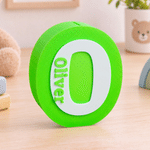 Personalised Multicolour 3D Printed Initial Piggy Bank Money Box with Name Christmas Birthday Gift for Kids Students 5