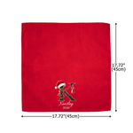 Servilleta personalizada con nombre e iniciales en 100% algodón reutilizable decoración de mesa regalo de Navidad para familia 7