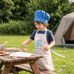 Personalised Baking Themed Whisk Initial Adjustable Apron Chef Hat Storage Bag Set with Name Christmas Holiday Party Gift for Boys Girls 6