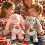 Personalised 3D-Style Art Christmas Character Photo Sheep Bunny Bear Fantasy Unicorn Plush Toy with Initial and Name Christmas Gift for Boys Girls 7