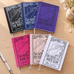 Personalised Tarot Writer Card Journal Notebook with Name and Text Daily Use Birthday Gift for Writer Book Lover 2