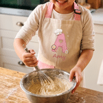 Personalised Baking Themed Whisk Initial Adjustable Apron Chef Hat Storage Bag Set with Name Christmas Holiday Party Gift for Boys Girls 5